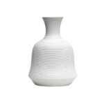 Florero Ceramica D18x25cm Blanco