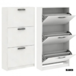 Zapatera 3 Puertas – 400 Blanco