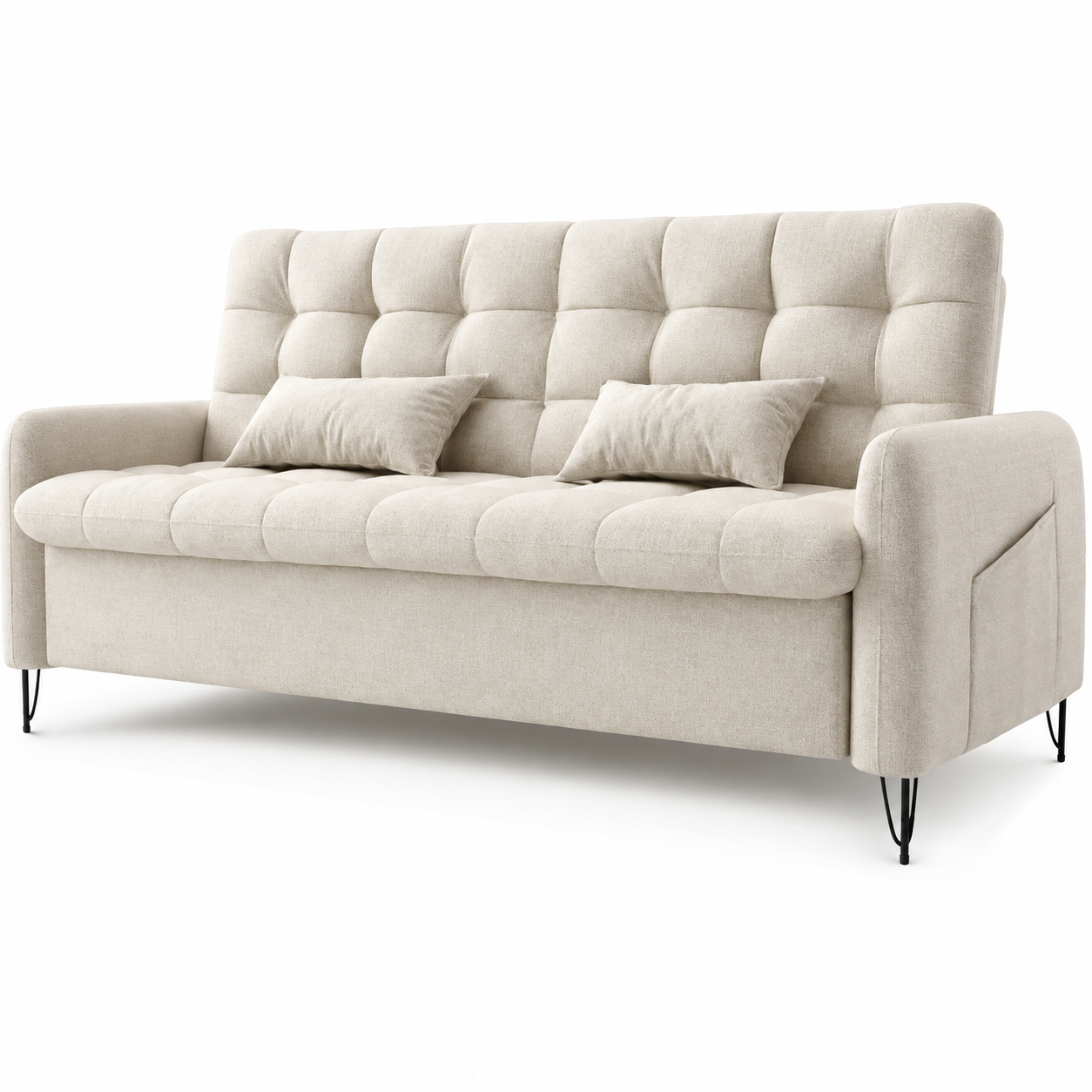 Sofa Cama Pillar Beige